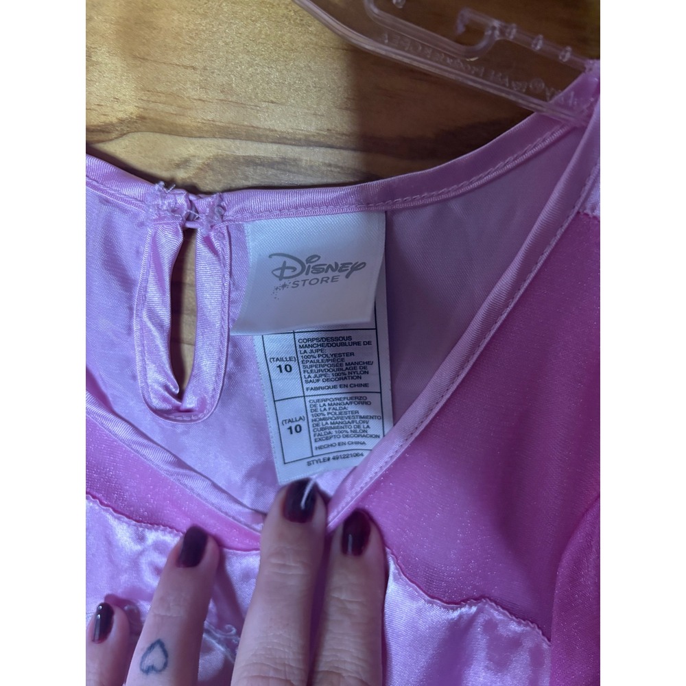 Disney Store Princess Nightgown Pink Purple Rapunzel Tiana Aurora Girls 10 - Picture 5 of 6